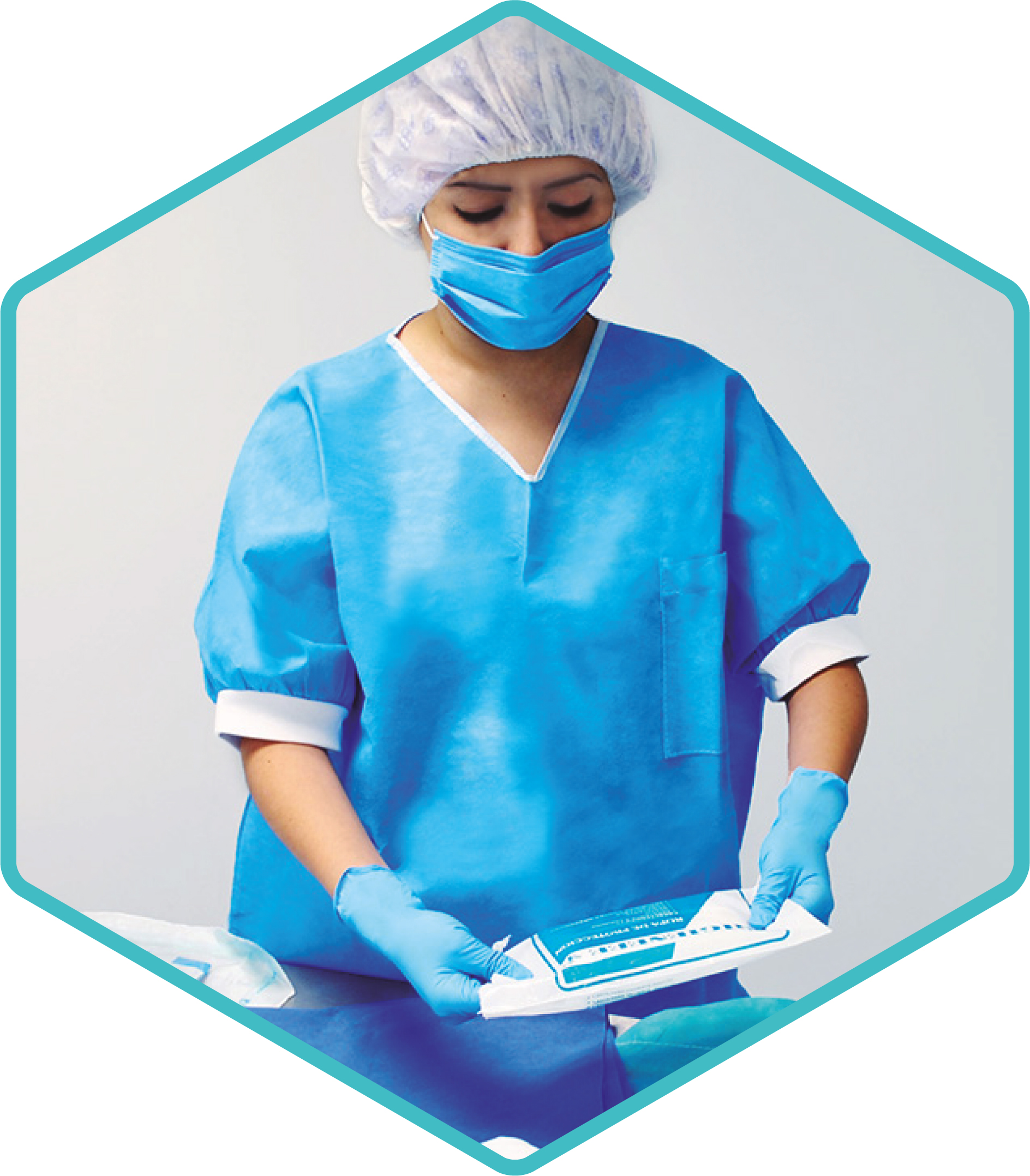 Paquete Quirúrgico de Tela SMS Paquete básico para cirugía (estéril)